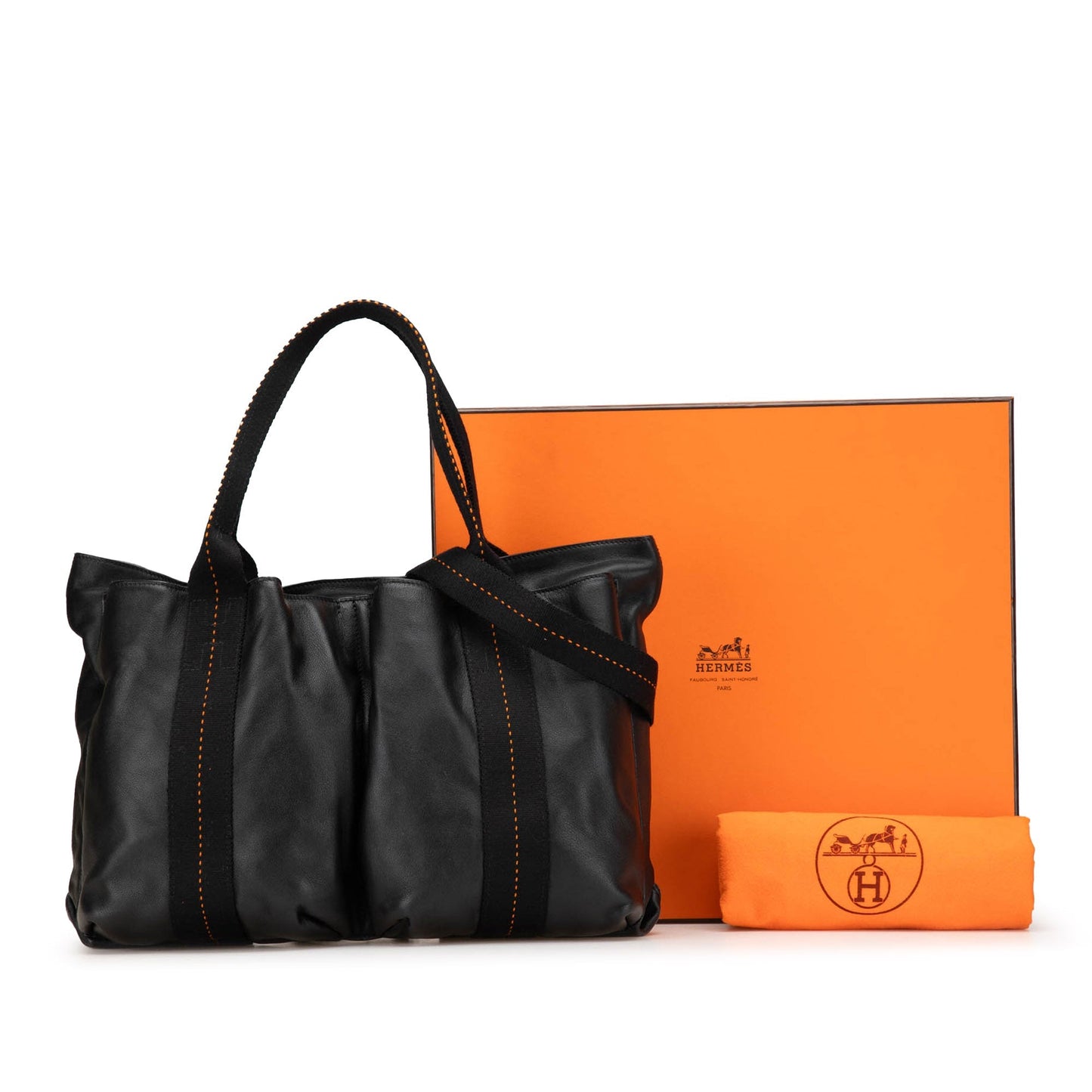 Hermès Caravan Horizontal MM Black