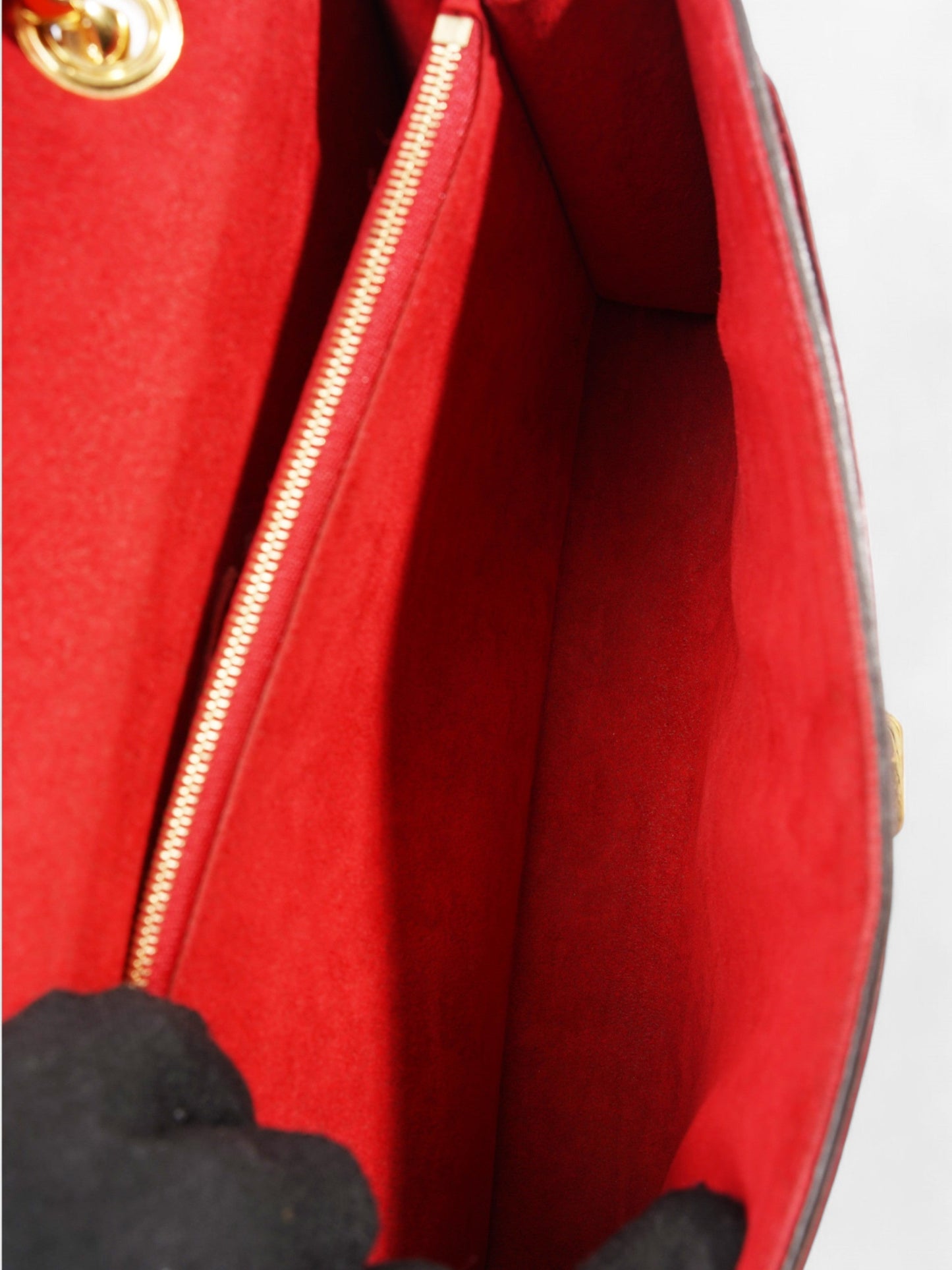 Louis Vuitton Victoire  Monogram / Red Coated Canvas