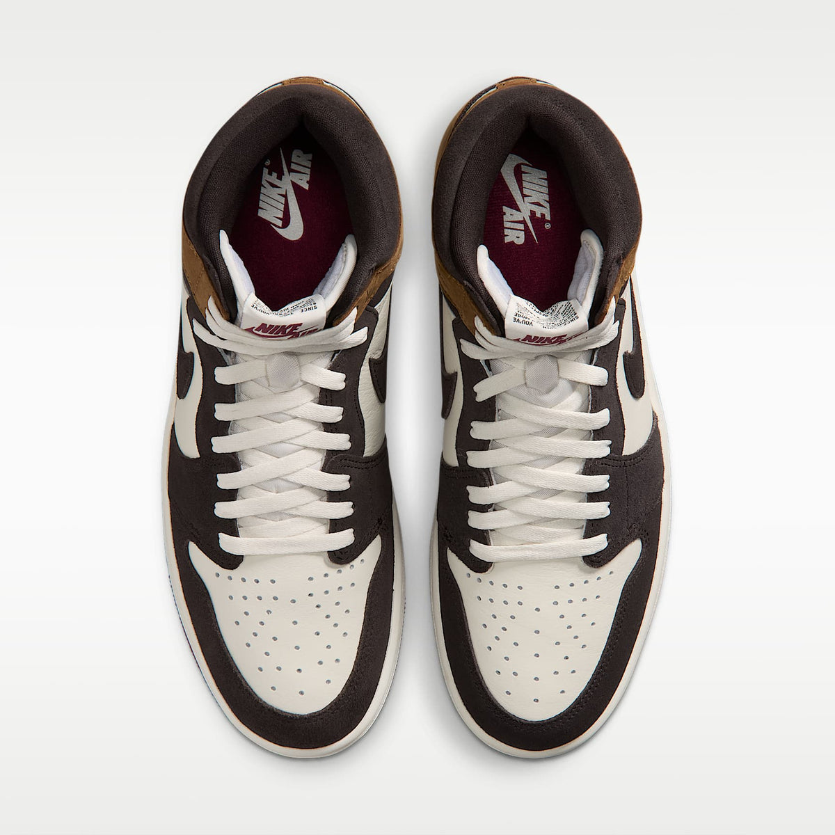 Air Jordan 1 Retro High OG - Shadow Brown/Light British Tan/Team Red