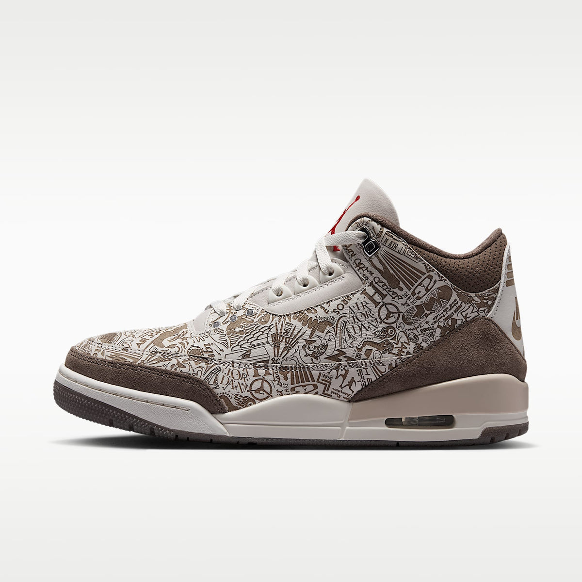 Air Jordan 3 Retro - Phantom/Palomino/Sail/University Red