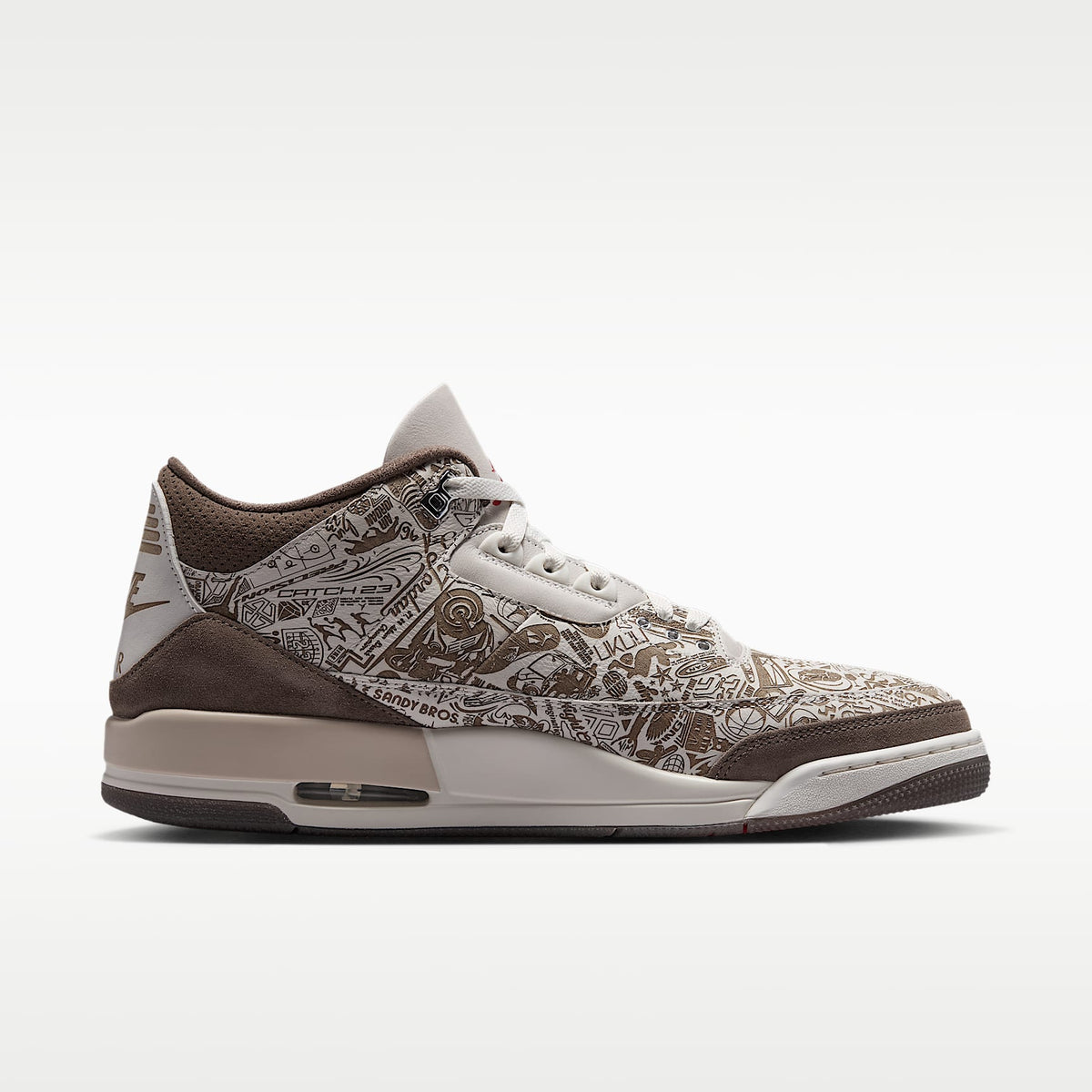 Air Jordan 3 Retro - Phantom/Palomino/Sail/University Red