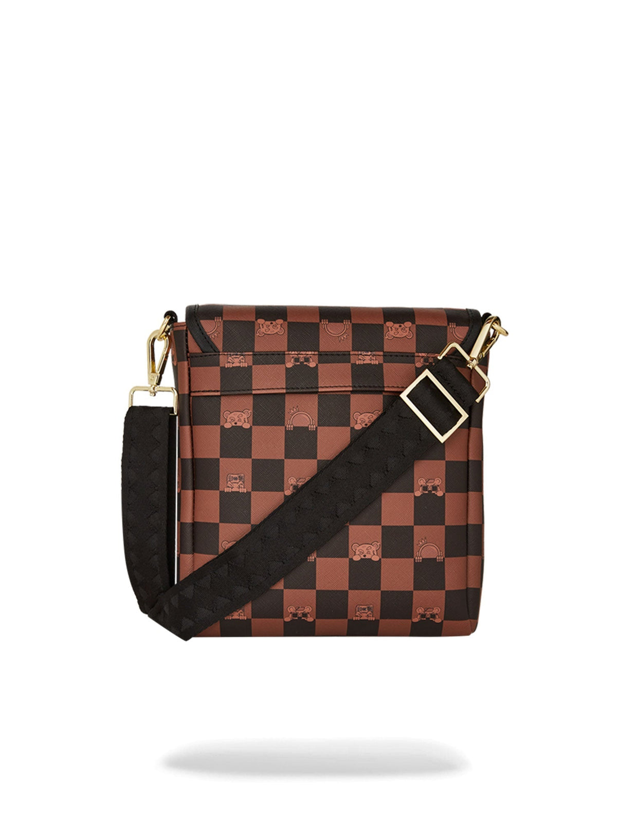 PEEKING CHARACTER CHECK MESSENGER SLING