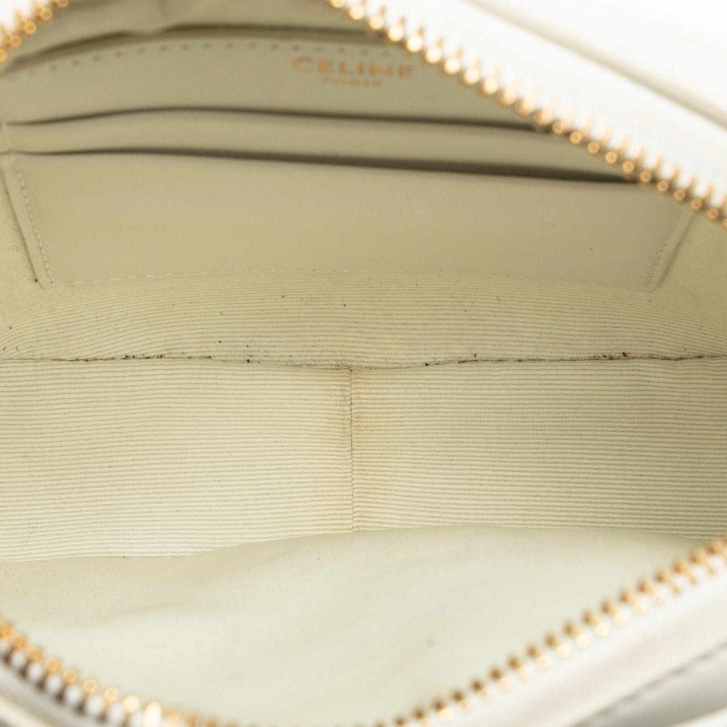 Celine Small C Charm Crossbody Bag White