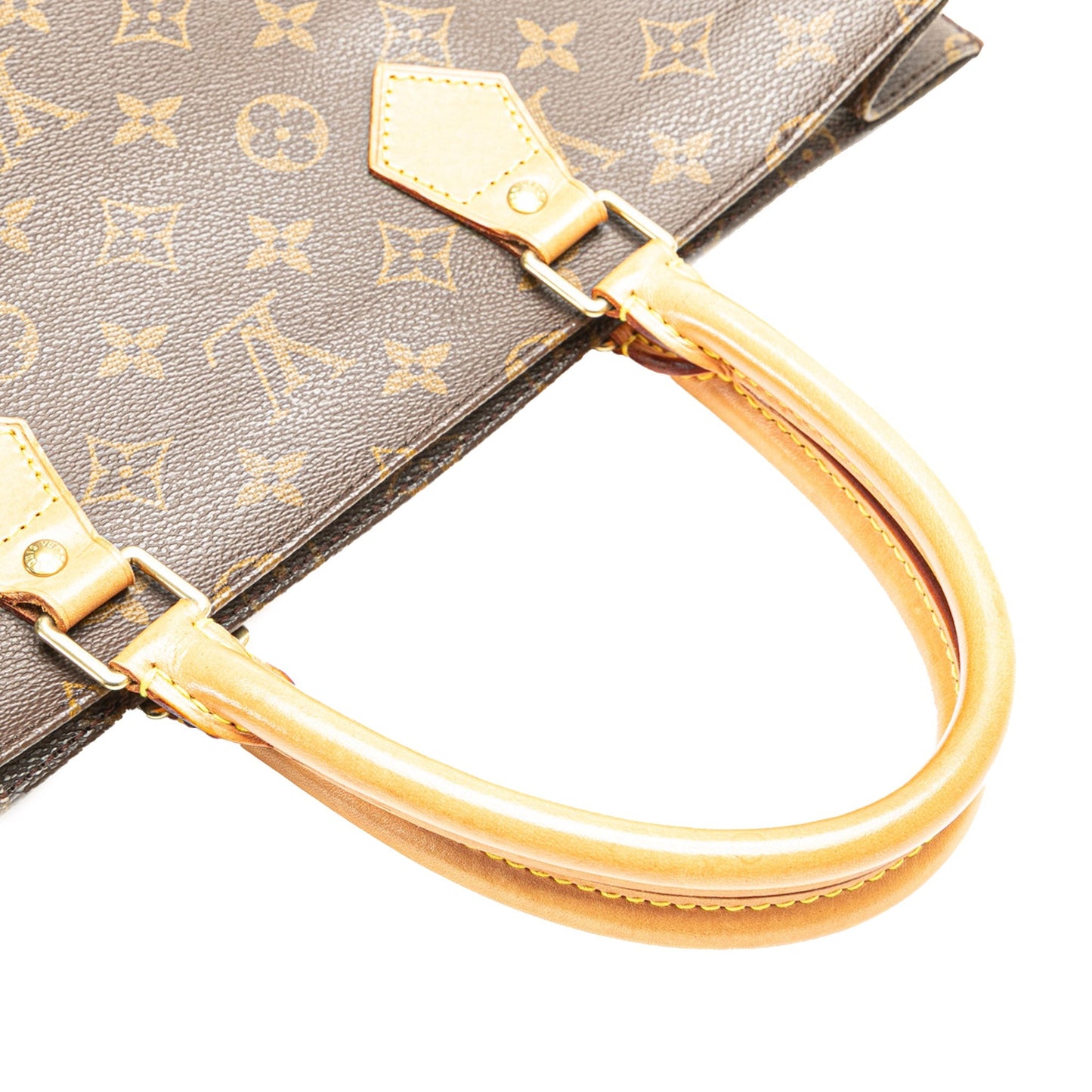 Louis Vuitton Monogram Sac Plat Brown