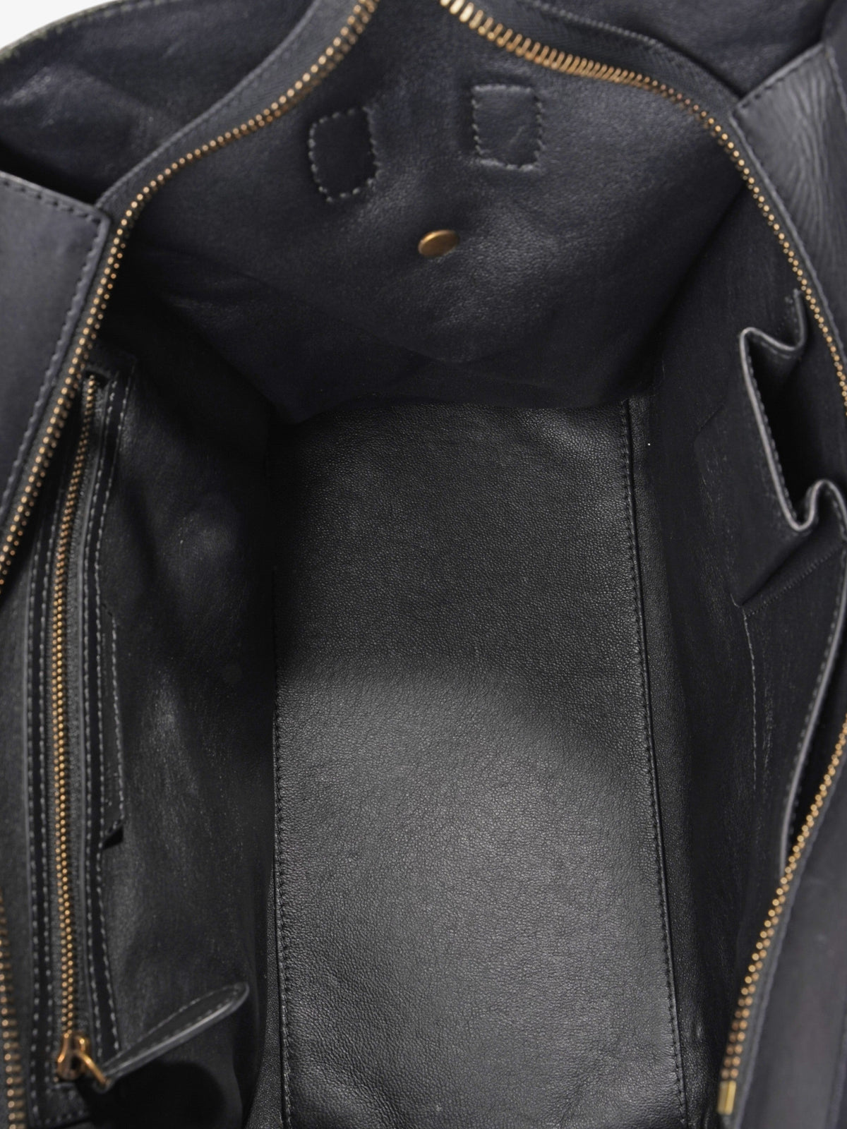 Celine Luggage tote Beige  / Black / Navy Canvas