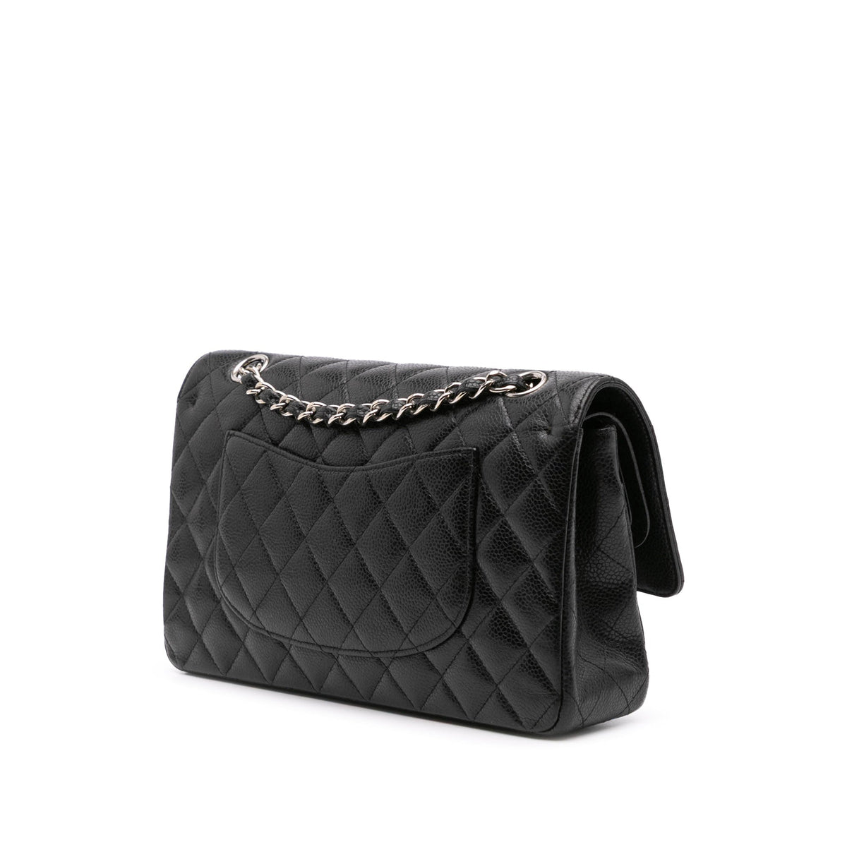 Chanel Medium Classic Caviar Double Flap Black