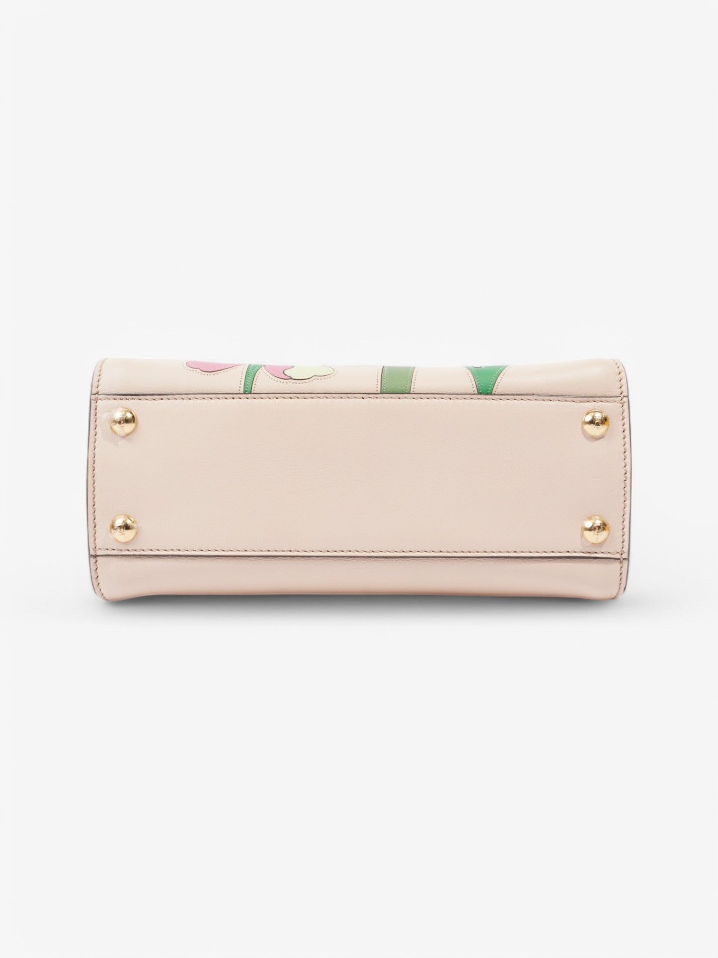 Fendi Peekaboo Pink Leather Mini