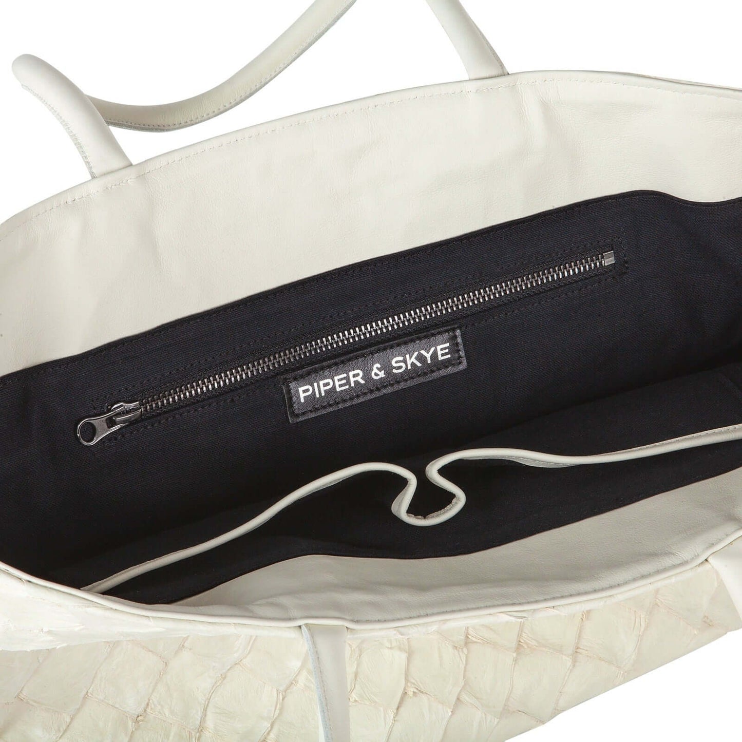 Delray Shopper - Clay White Pirarucu