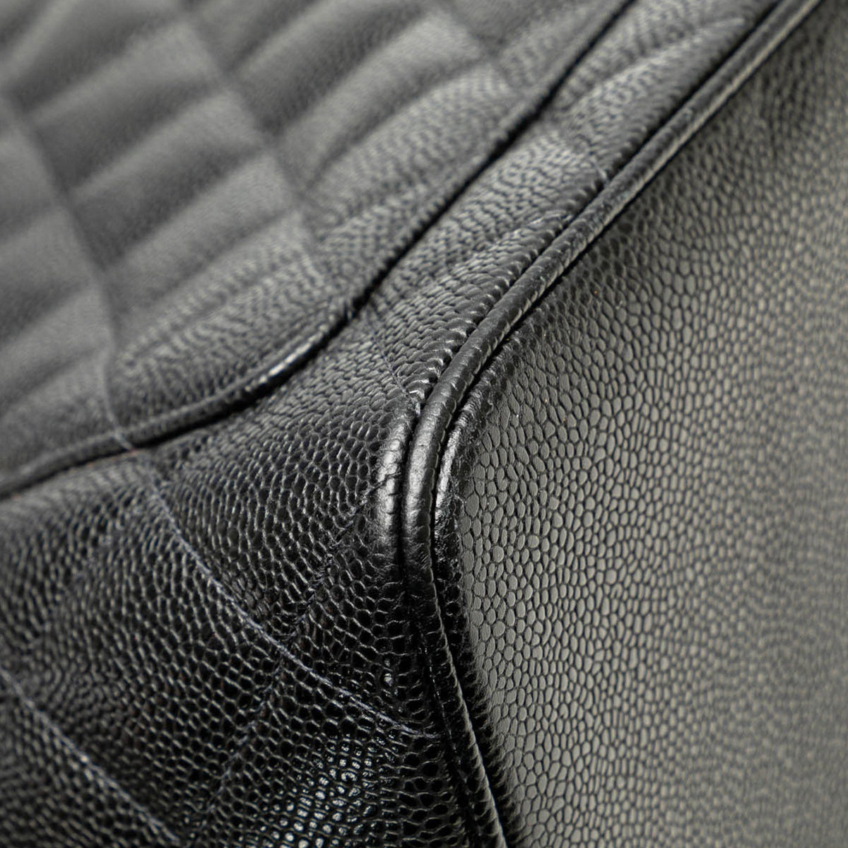 Chanel Caviar Medallion Tote Black