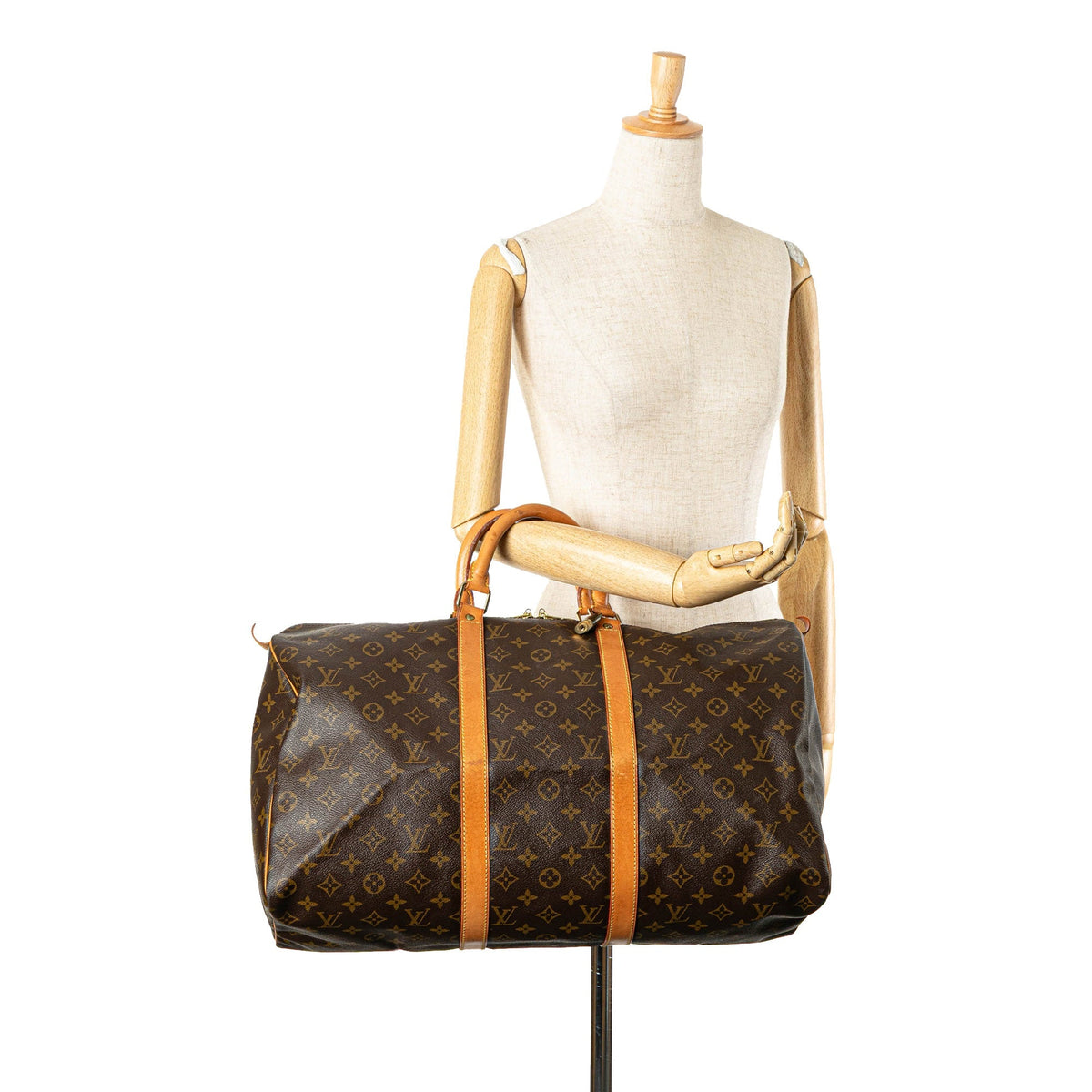Louis Vuitton Monogram Keepall 50 Brown
