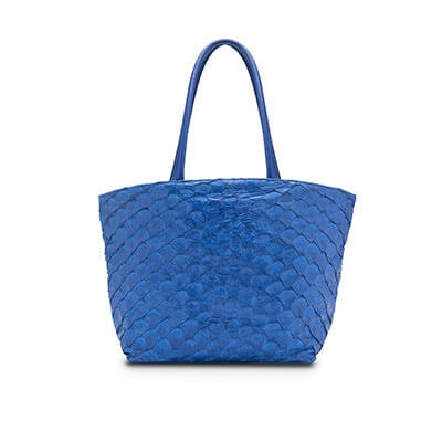 Delray Shopper - Cobalt Pirarucu