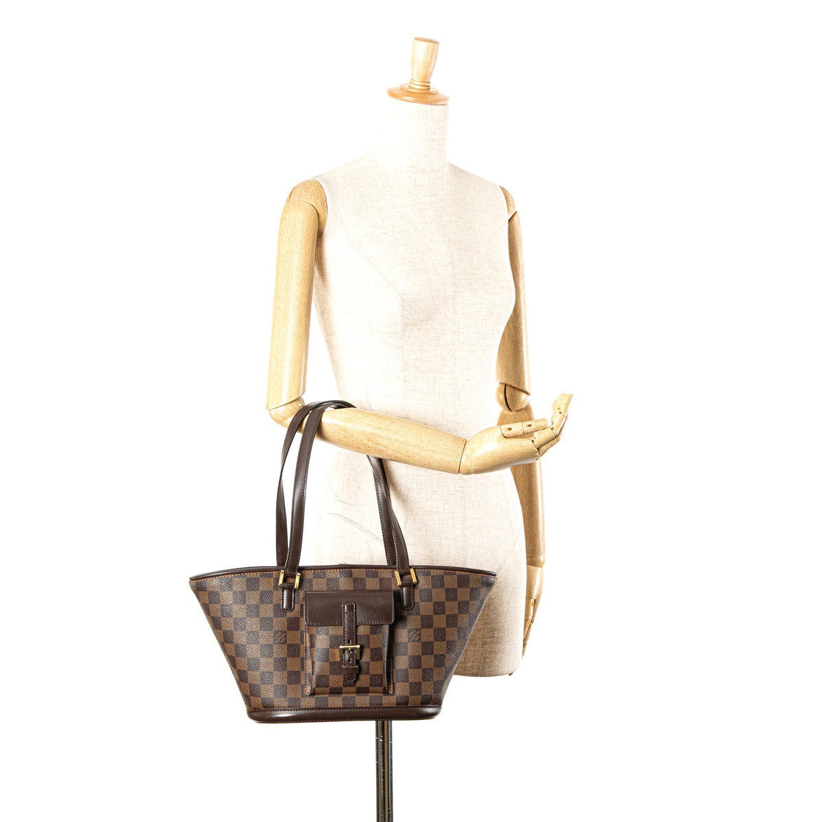 Louis Vuitton Damier Ebene Manosque PM Brown