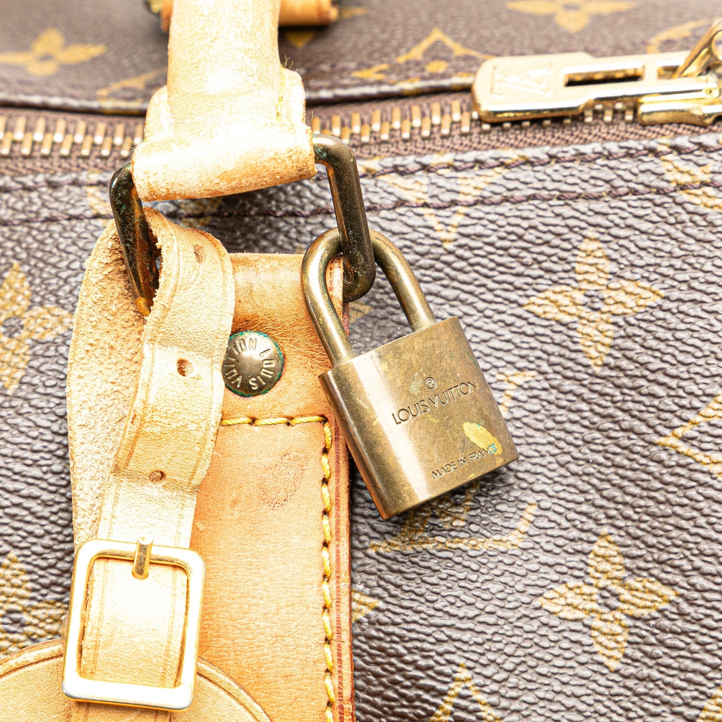 Louis Vuitton Monogram Keepall 50 Brown