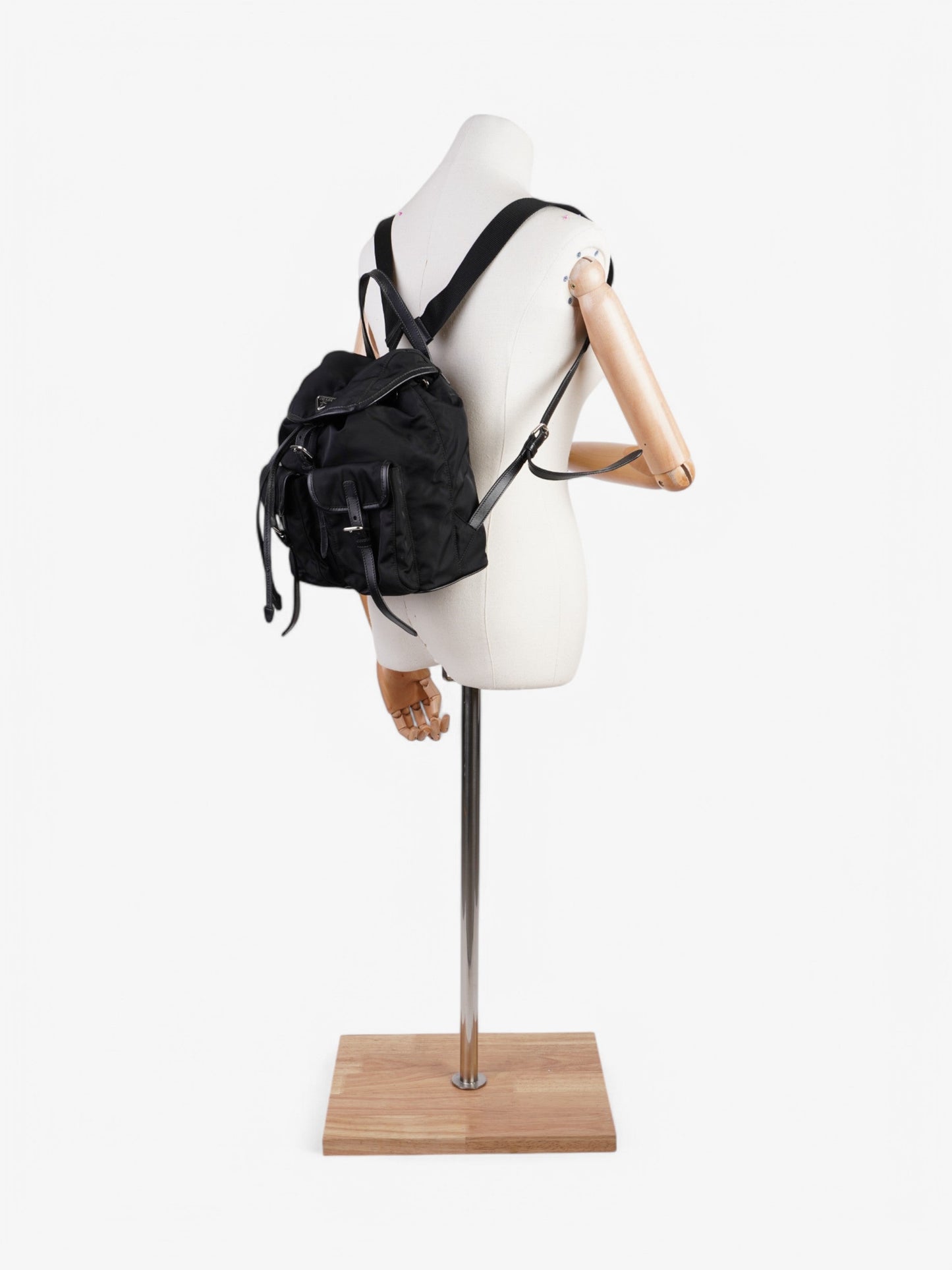 Prada Backpack Black Re Nylon Mini