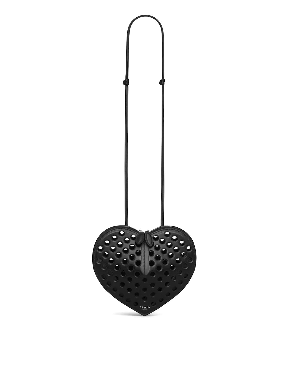 Perforated Le Coeur Shoulder Bag