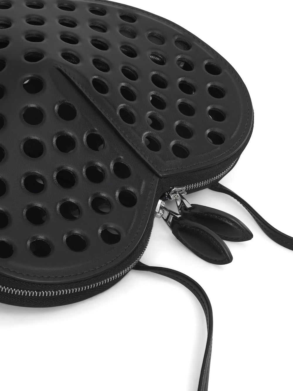 Perforated Le Coeur Shoulder Bag