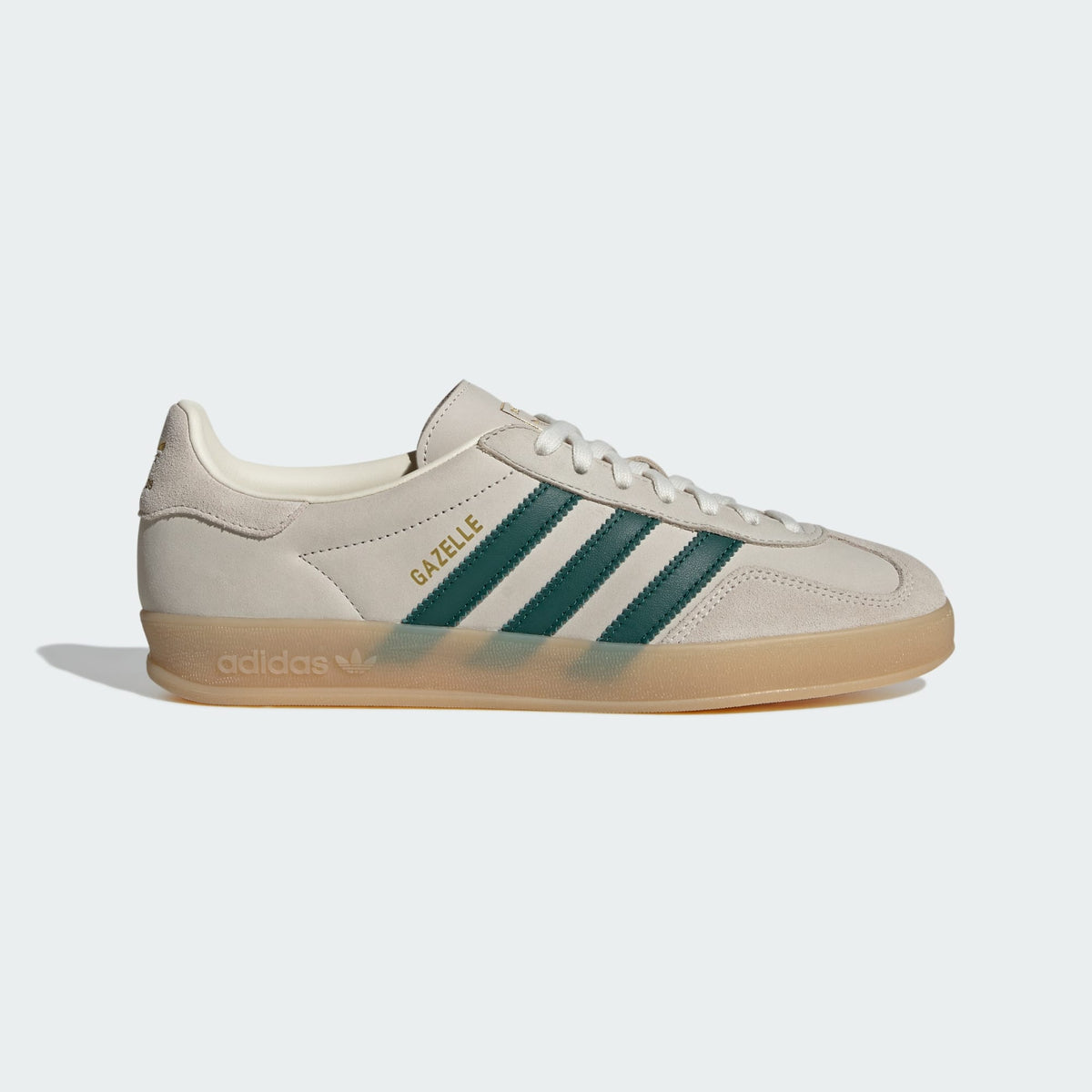 Adidas Gazelle Indoor - Cream White / Collegiate Green / Gum