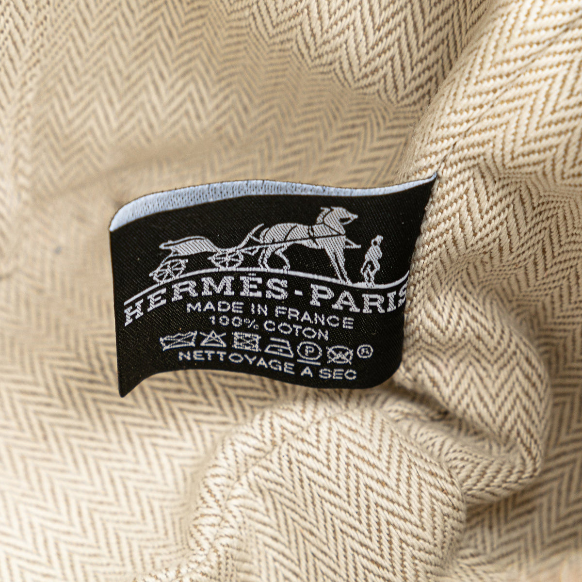 Hermès Small Toile Bride A Brac Brown