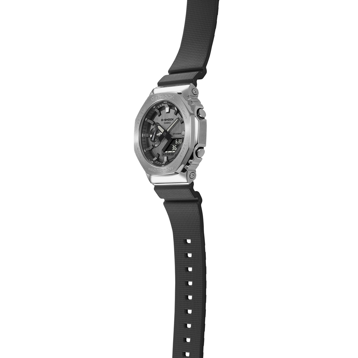 Casio G-Shock GA-2100 Metal - Black/Silver