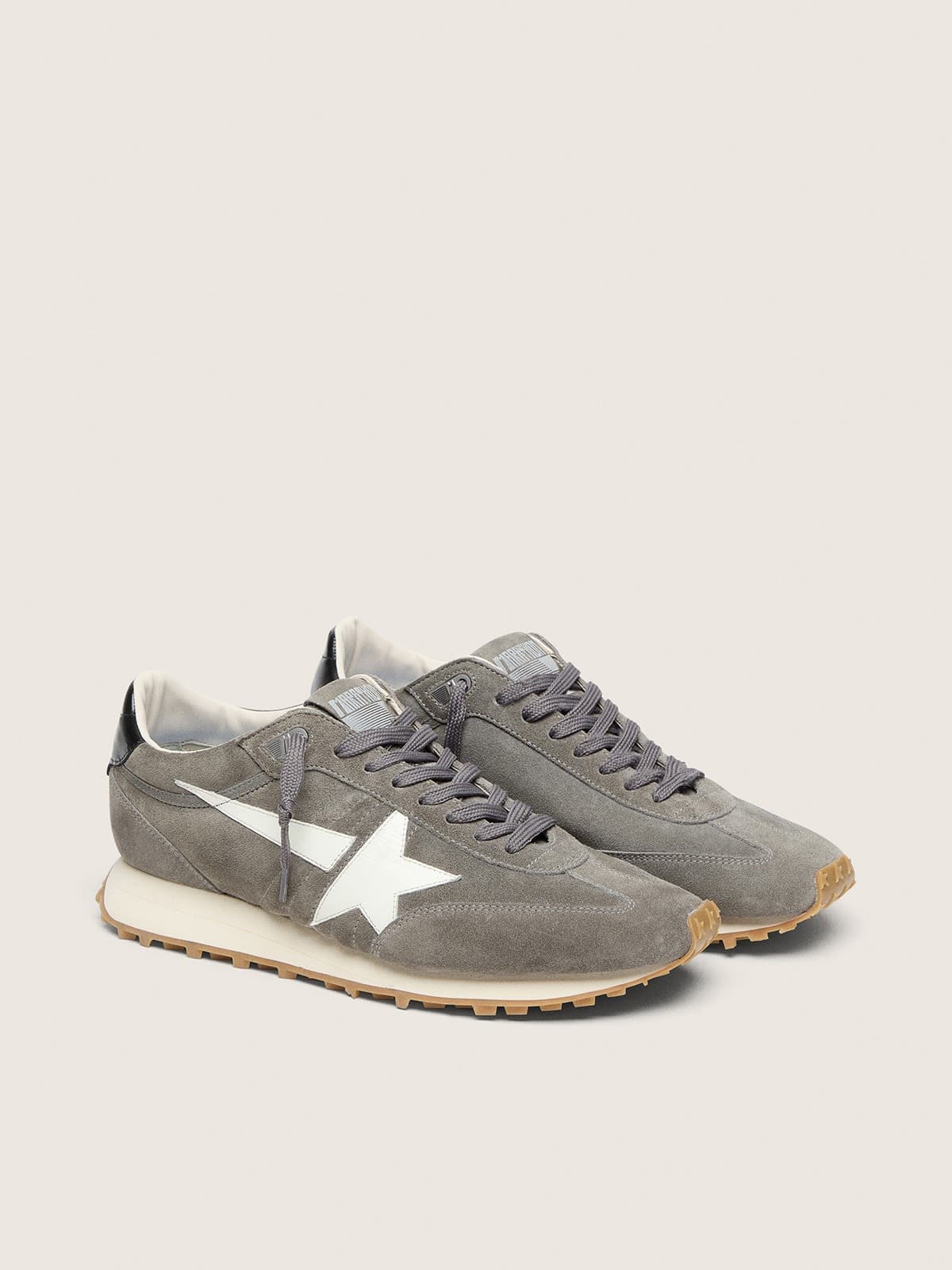 Golden Goose Marathon Sneaker - Gray/White