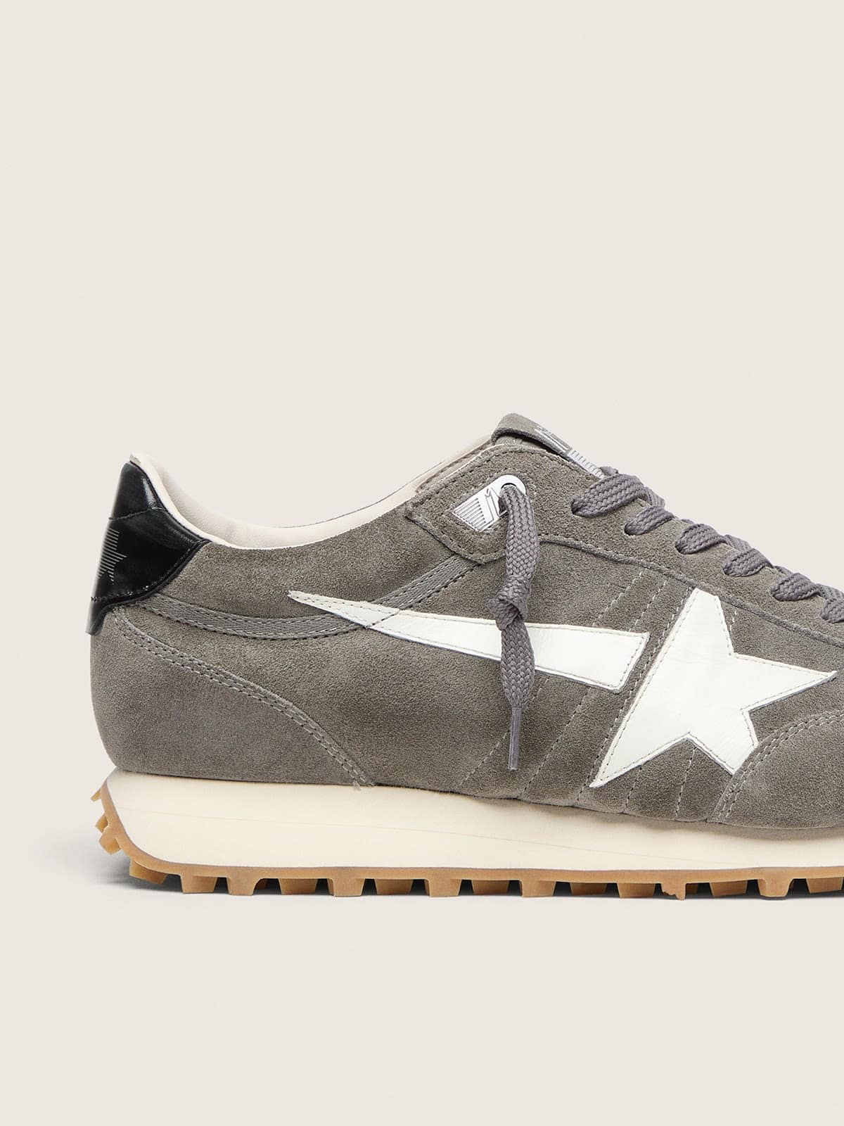 Golden Goose Marathon Sneaker - Gray/White