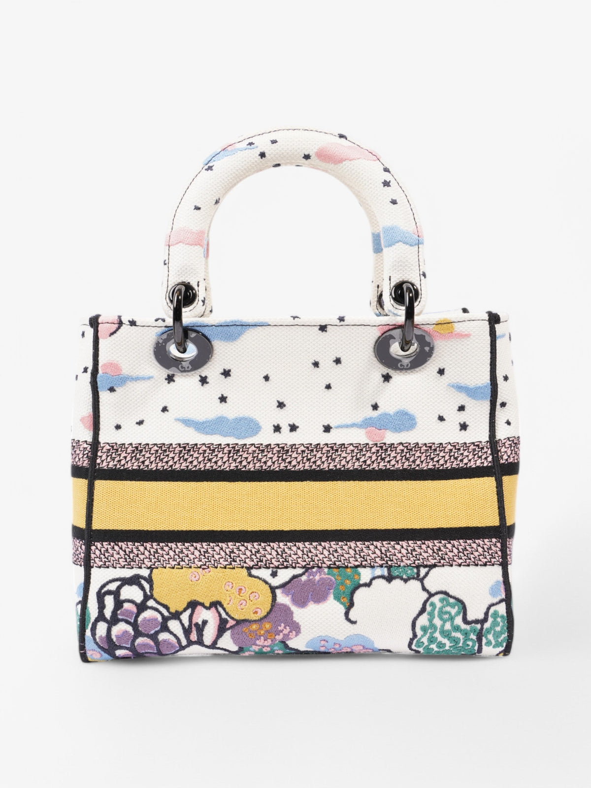 Christian Dior Lady Dior White / Multicolour Medium