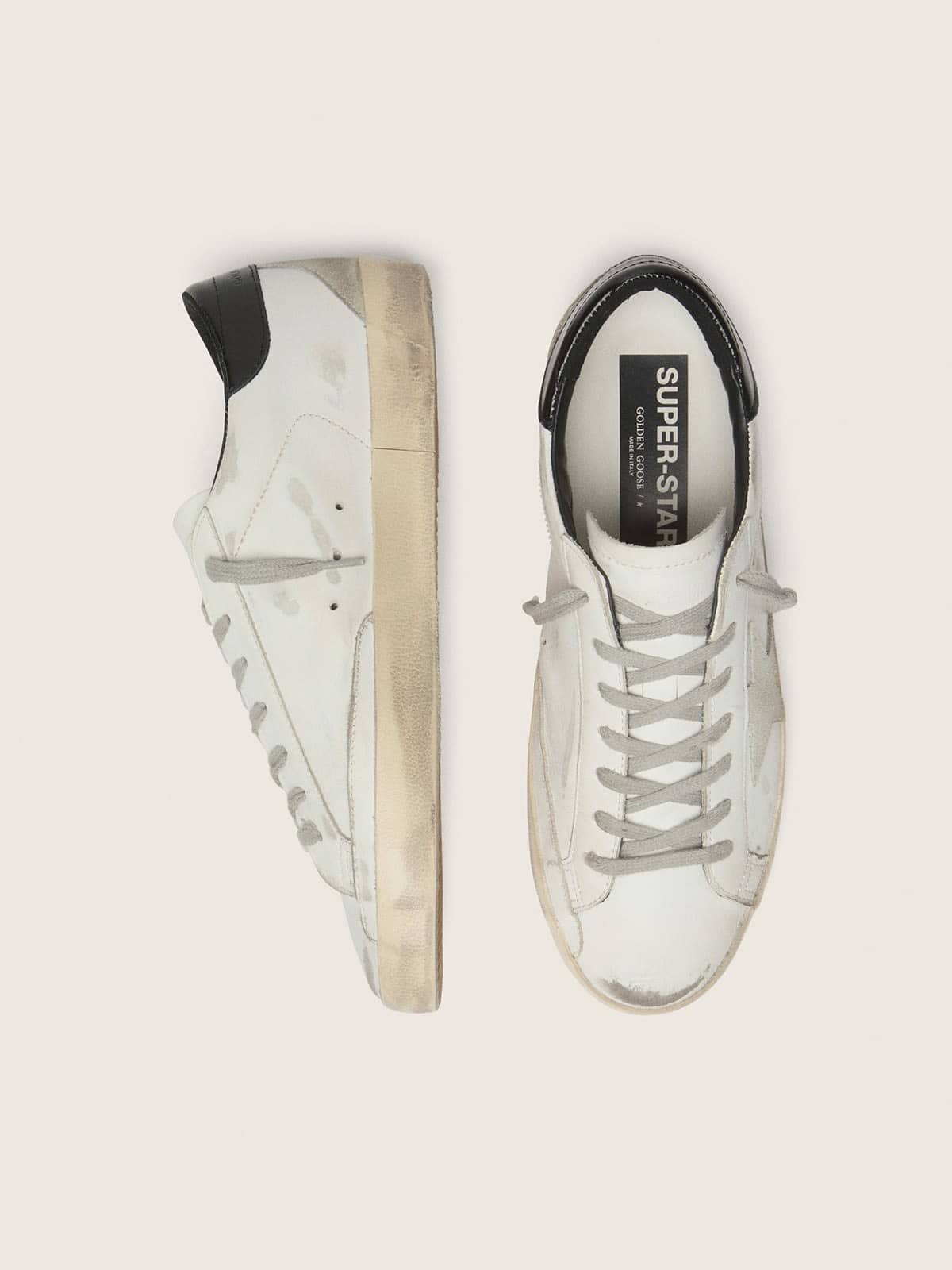 Golden Goose Super-Star Sneaker - White/Black