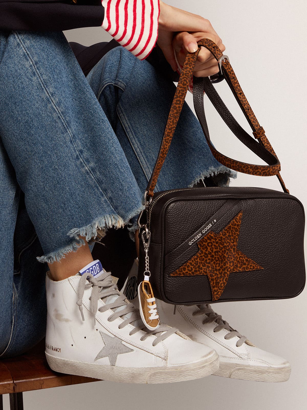 Golden Goose Francy Sneaker - White/Grey