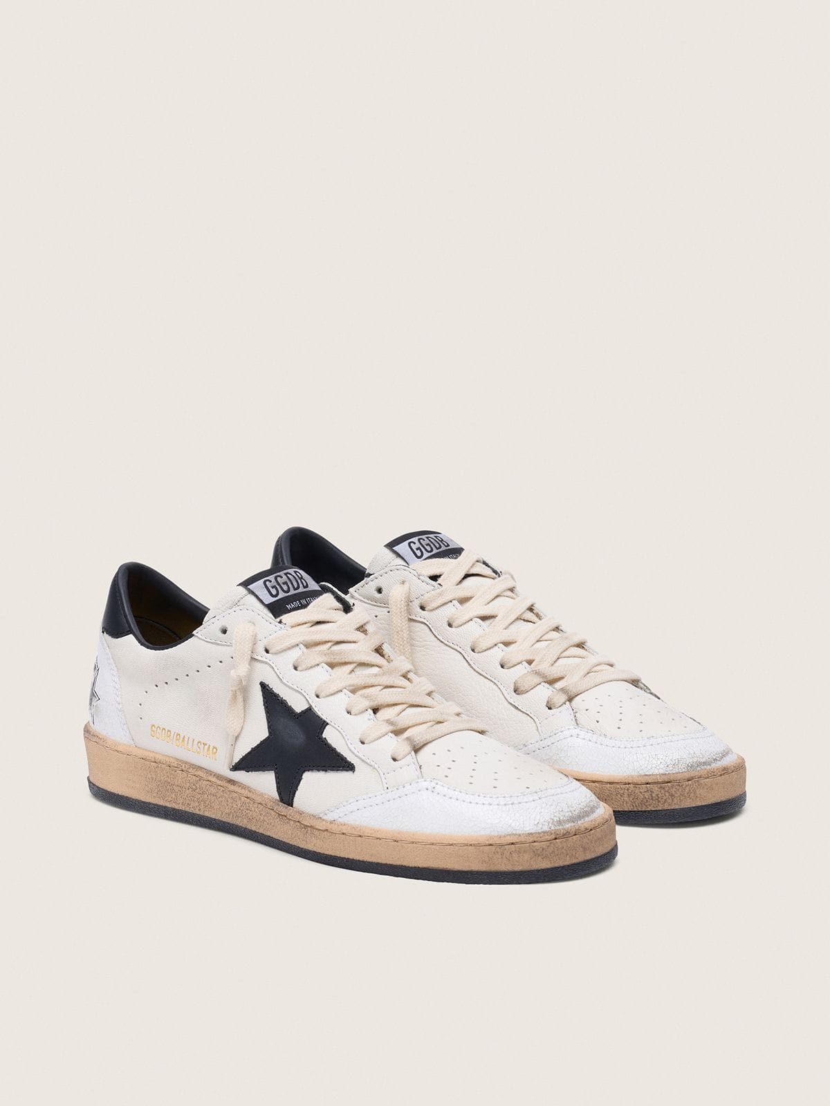 Golden Goose Ball Star Sneaker - White/Black