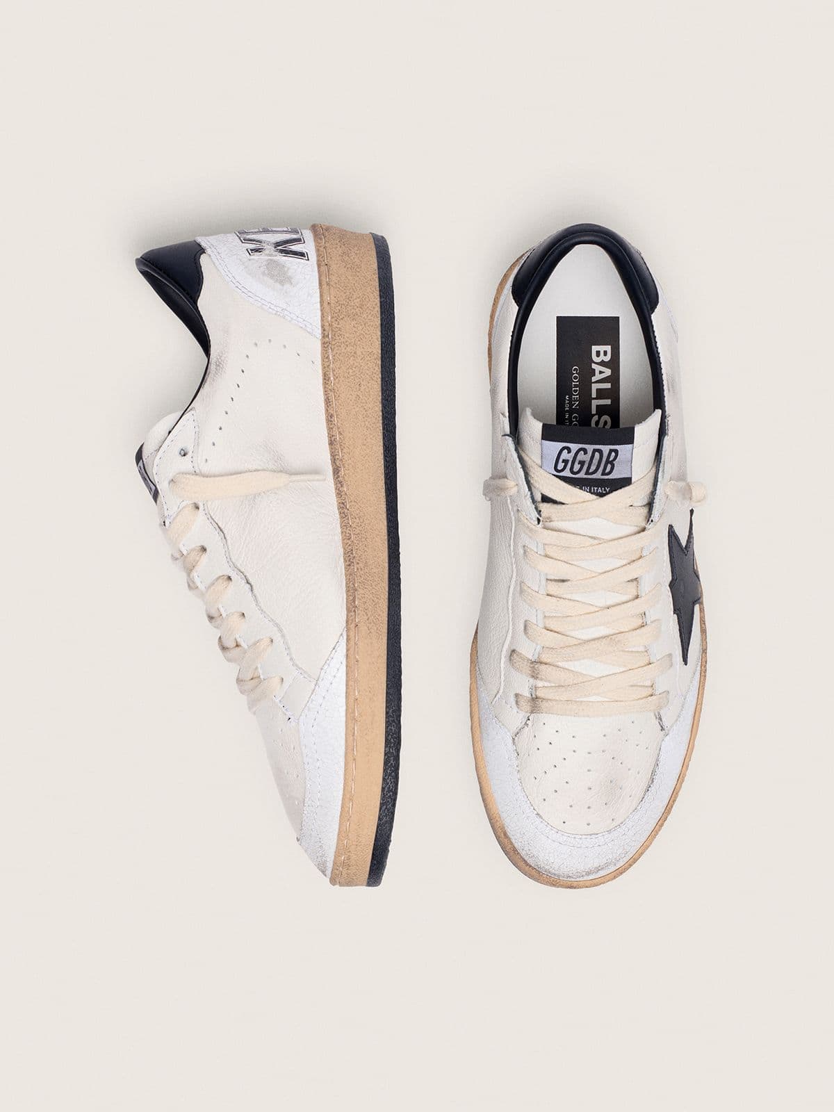 Golden Goose Ball Star Sneaker - White/Black