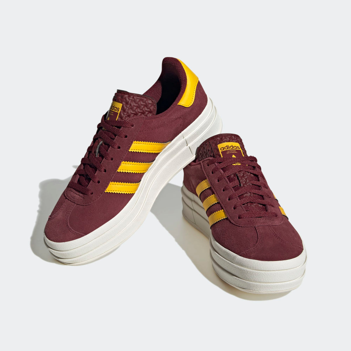 Adidas Gazelle Bold - Shadow Red / Bold Gold / Core White