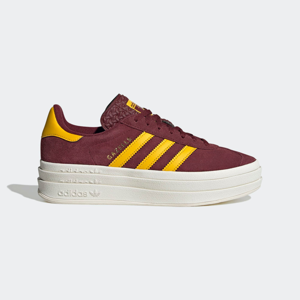 Adidas Gazelle Bold - Shadow Red / Bold Gold / Core White