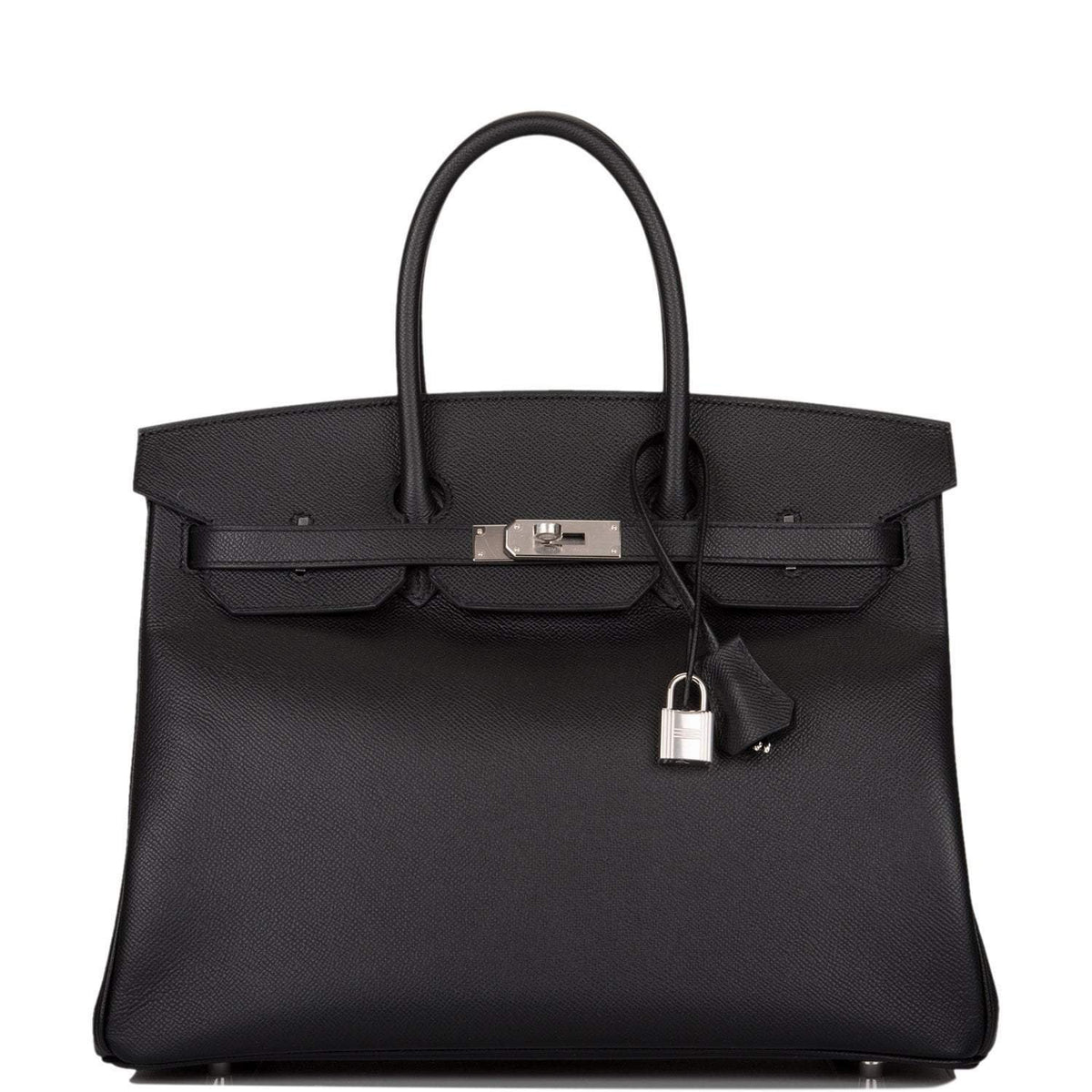 Hermes Birkin 35 Black Epsom Palladium Hardware