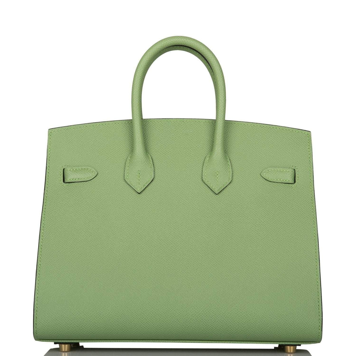 Hermes Birkin Sellier 25 Vert Criquet Epsom Gold Hardware
