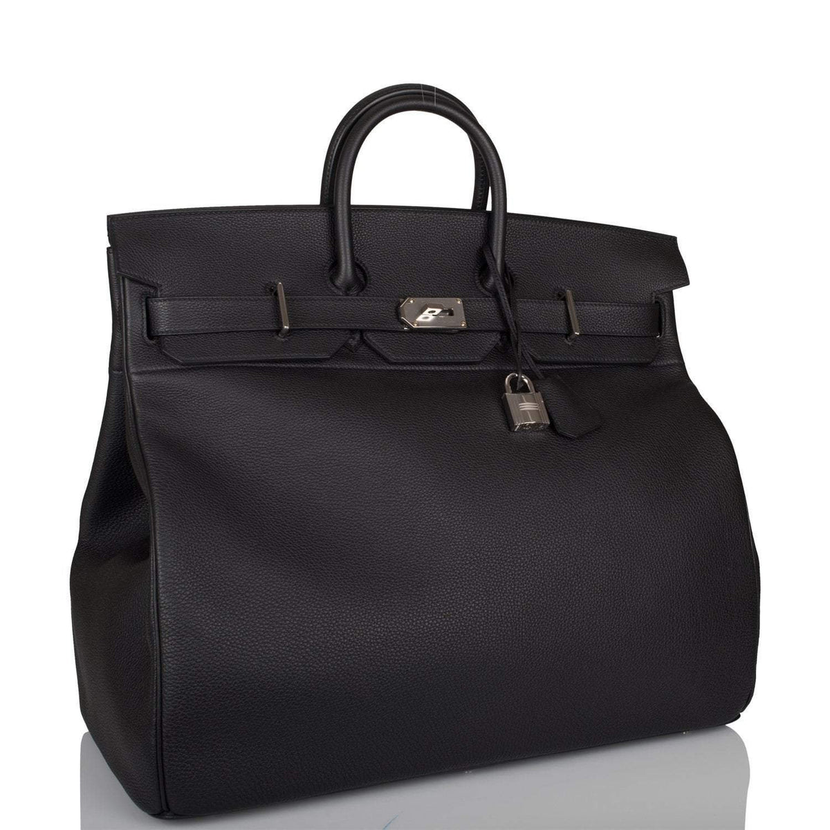 Hermes Black Togo HAC Birkin 50cm Palladium Hardware