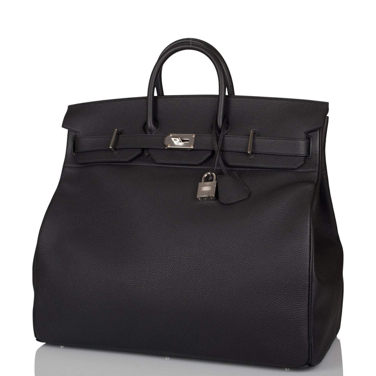 Hermes Black Togo HAC Birkin 50cm Palladium Hardware