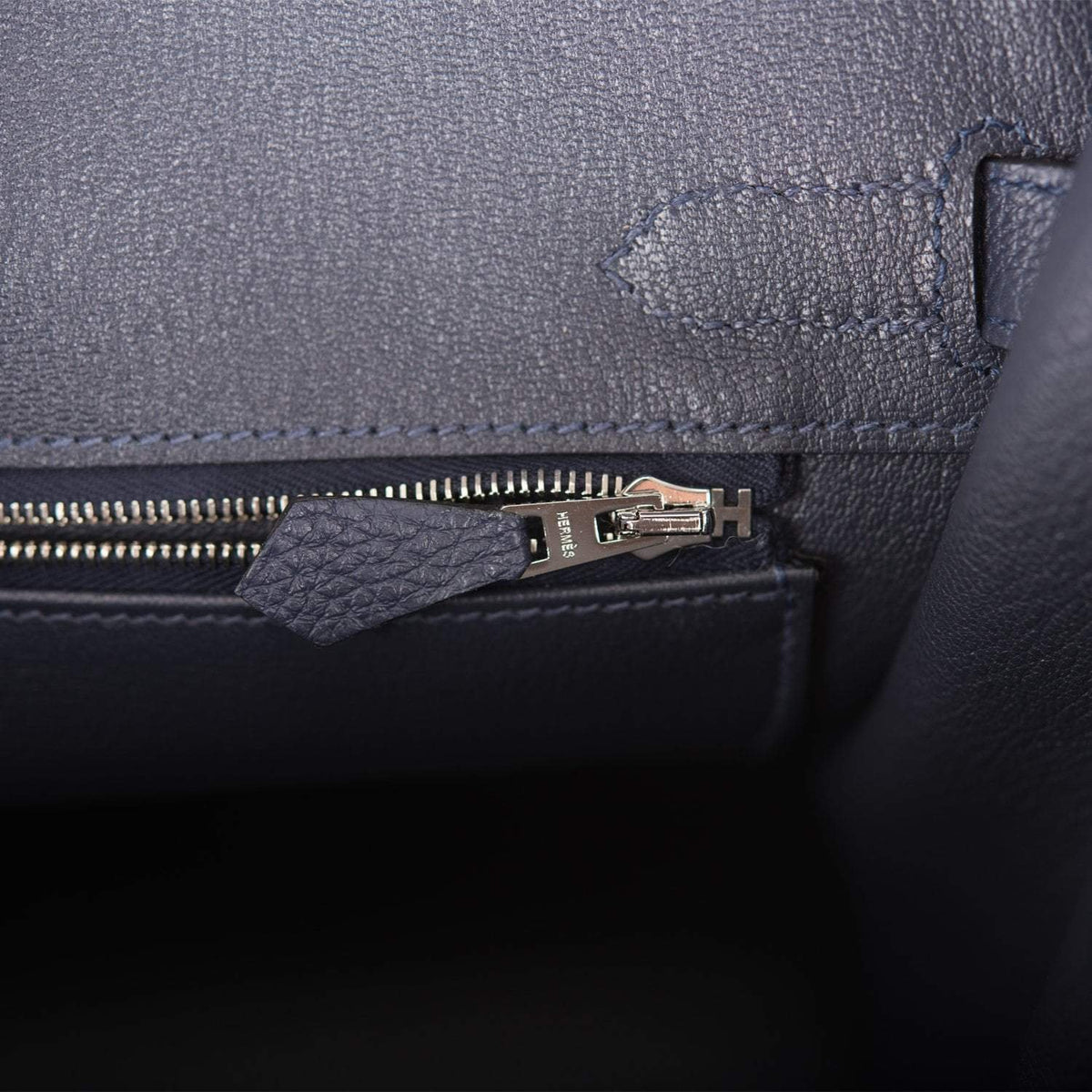 Hermes Bleu Nuit Togo Birkin 30cm Palladium Hardware