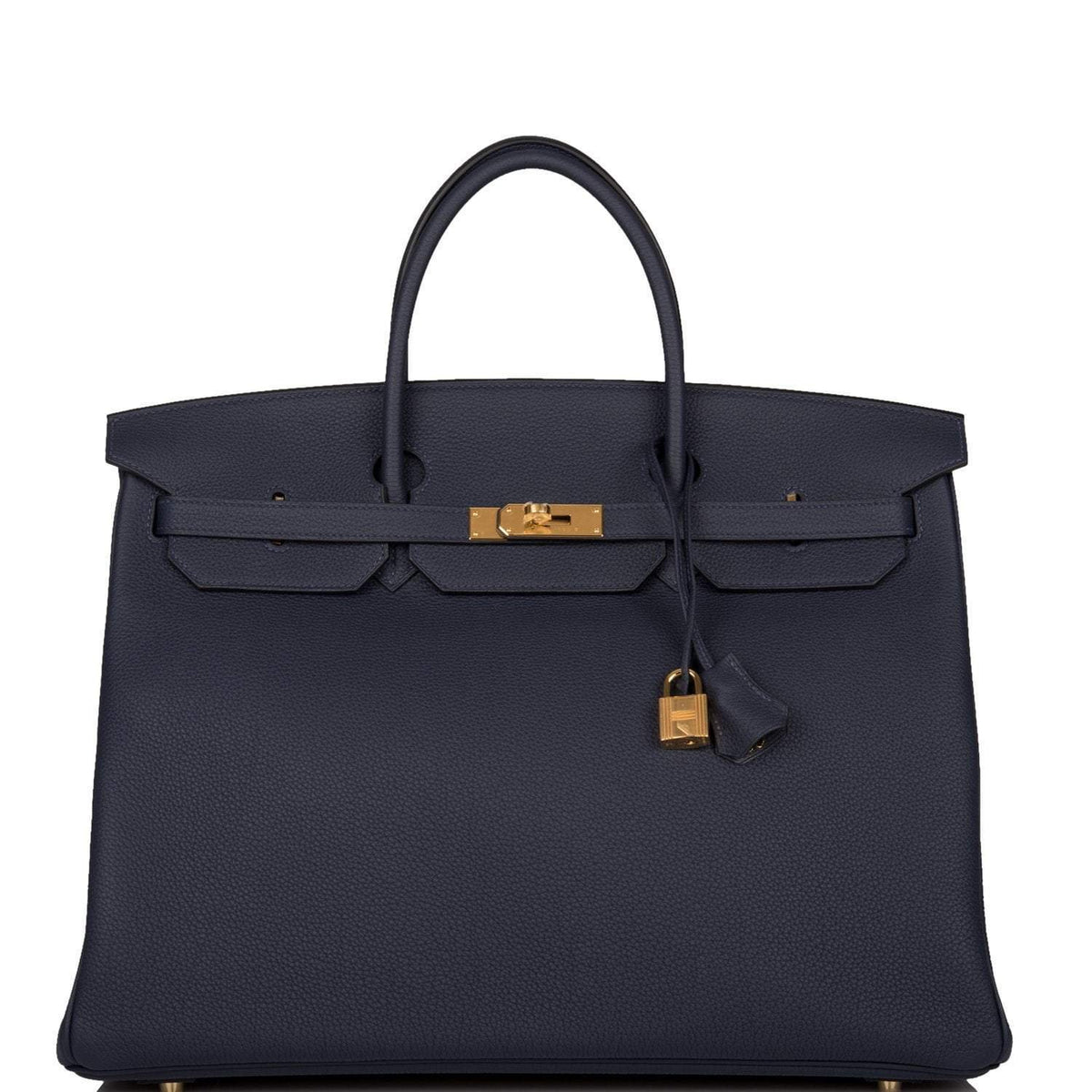 Hermes Birkin 40 Bleu Nuit Togo Gold Hardware