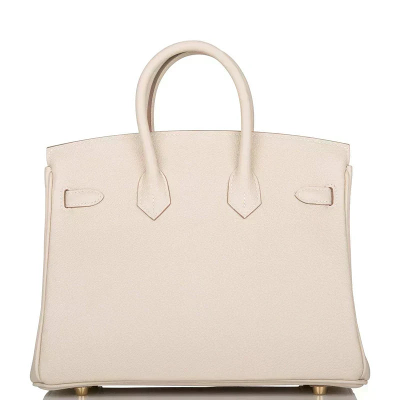 Hermes Birkin 25 Craie Togo Gold Hardware