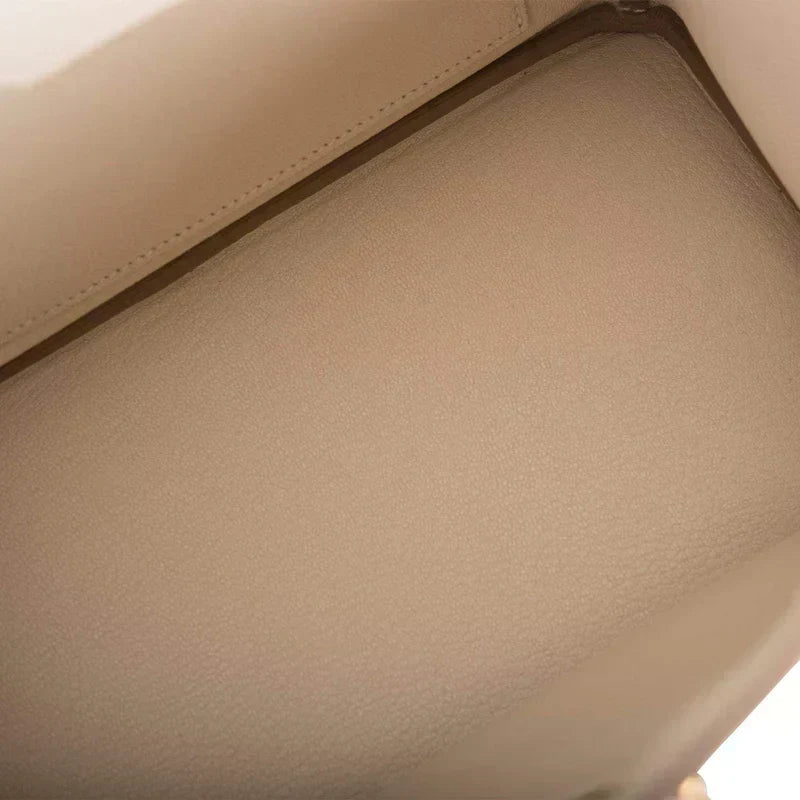 Hermes Birkin 25 Craie Togo Gold Hardware