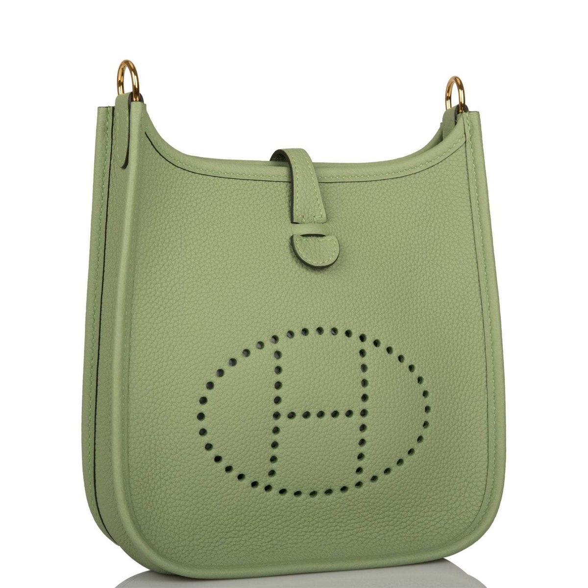 Hermes Evelyne TPM Vert Criquet Clemence Gold Hardware