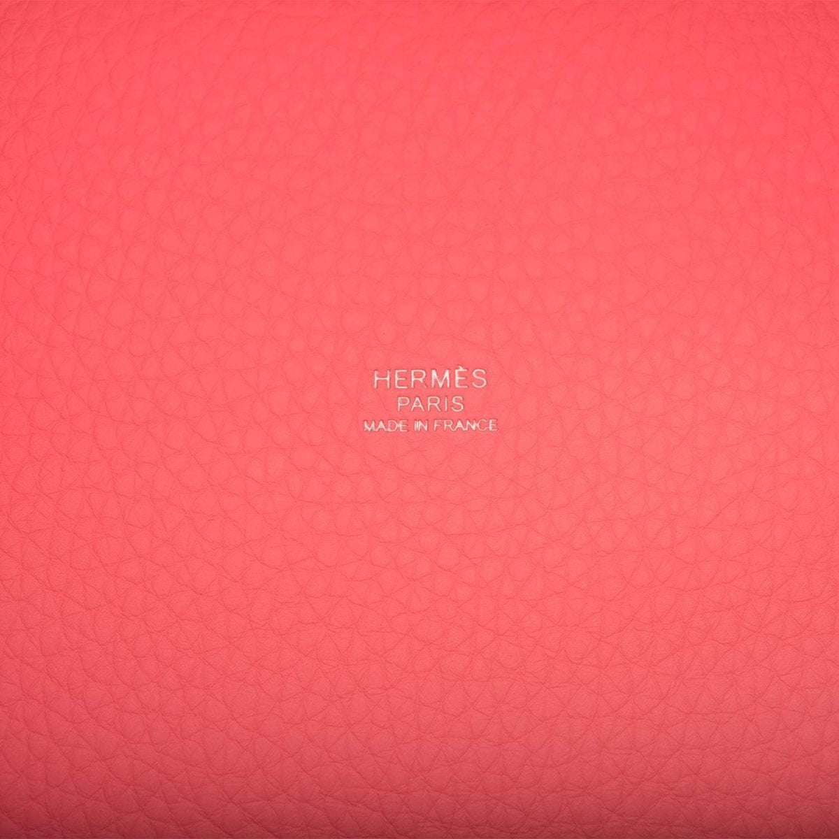 Hermes Rose Sakura Clemence Picotin Lock 18cm Palladium Hardware