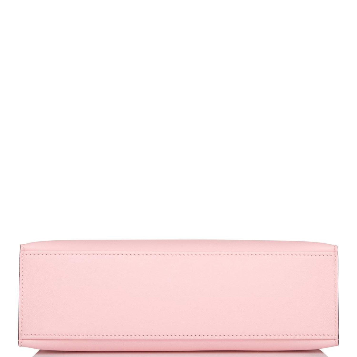 Hermes Rose Sakura Swift Mini Kelly Pochette Palladium Hardware
