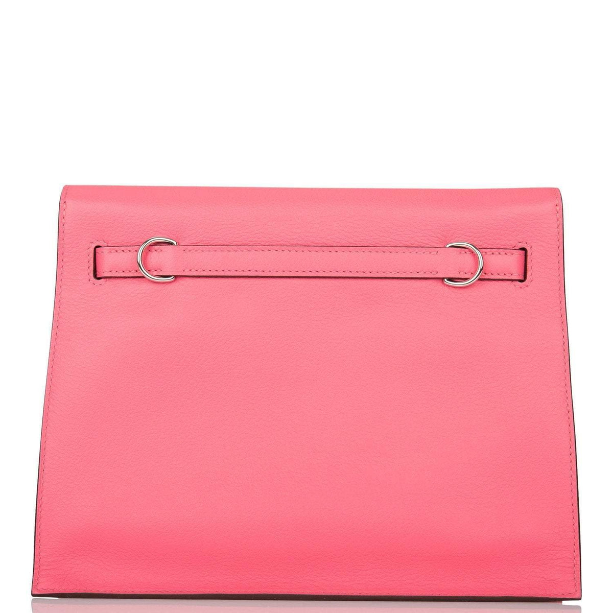 Hermes Rose Azalee Evercolor Kelly Danse Palladium Hardware