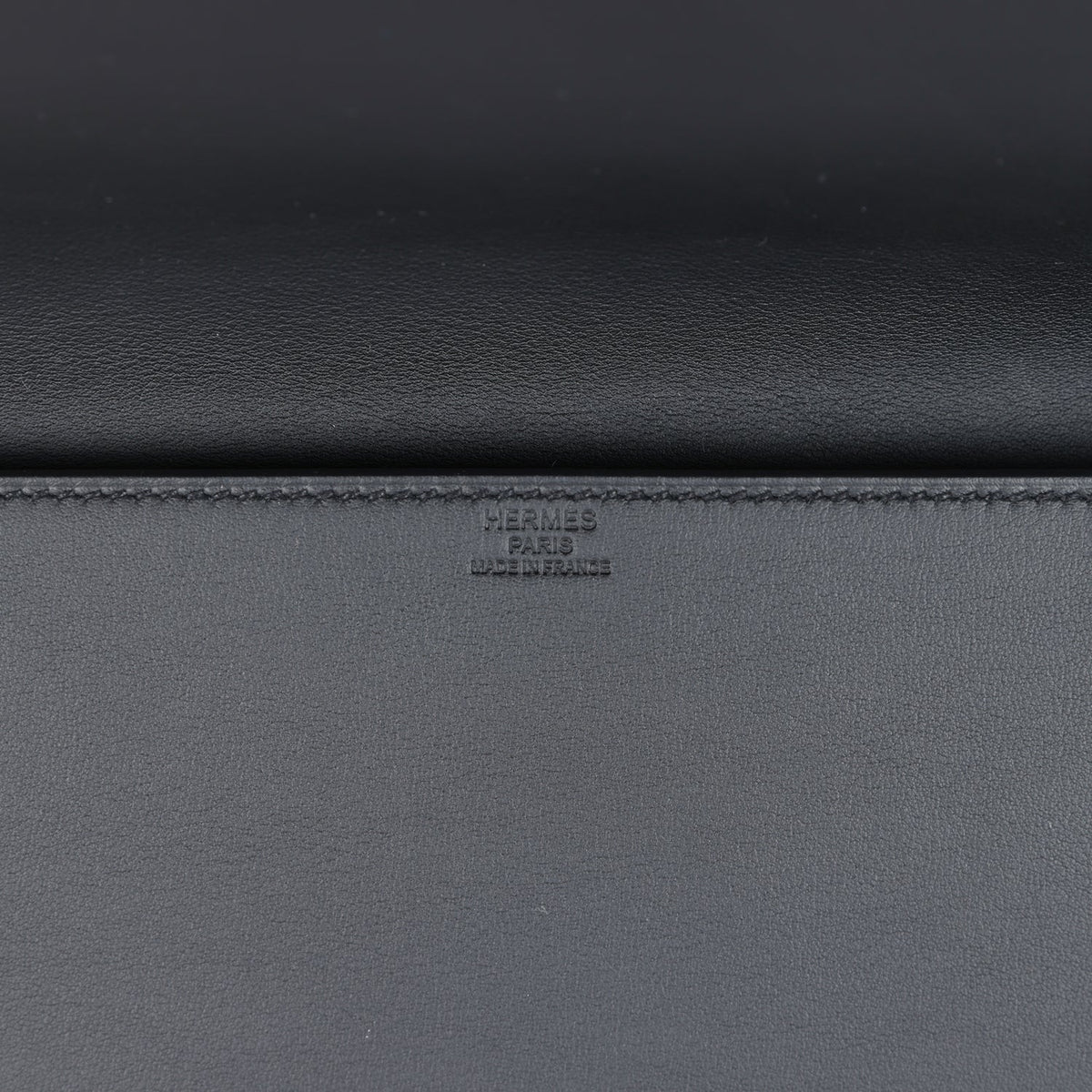 Hermes Shadow Kelly Cut Black Swift