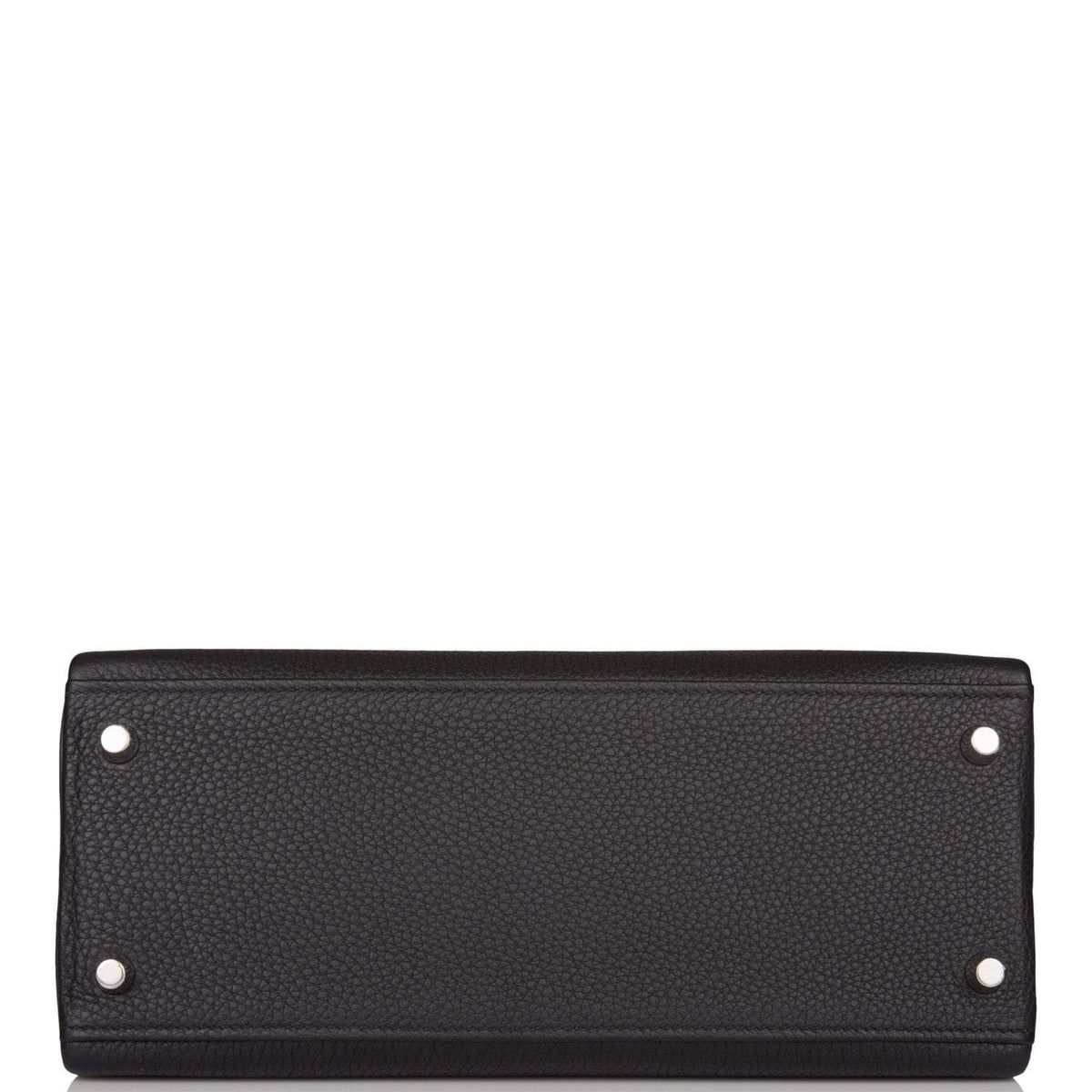 Hermes Black Togo Retourne Kelly 28cm Palladium Hardware