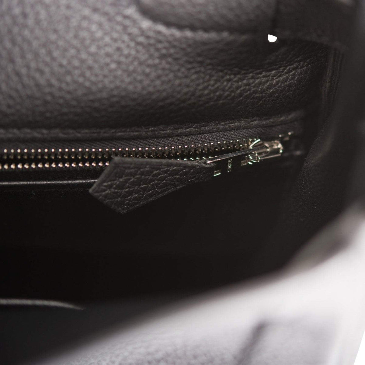 Hermes Black Togo Retourne Kelly 28cm Palladium Hardware