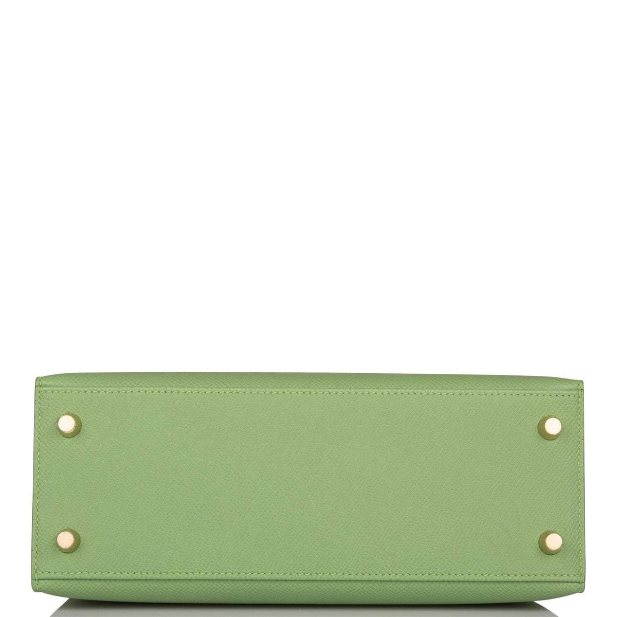 Hermes Vert Criquet Epsom Sellier Kelly 25cm Gold Hardware