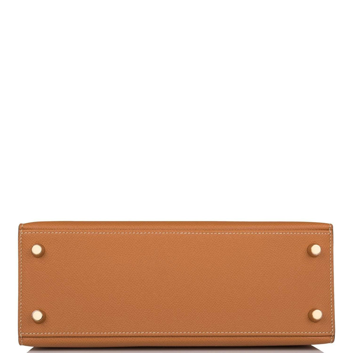 Hermes Kelly Sellier 25cm Gold and Trench Epsom  Brushed Gold Hardware