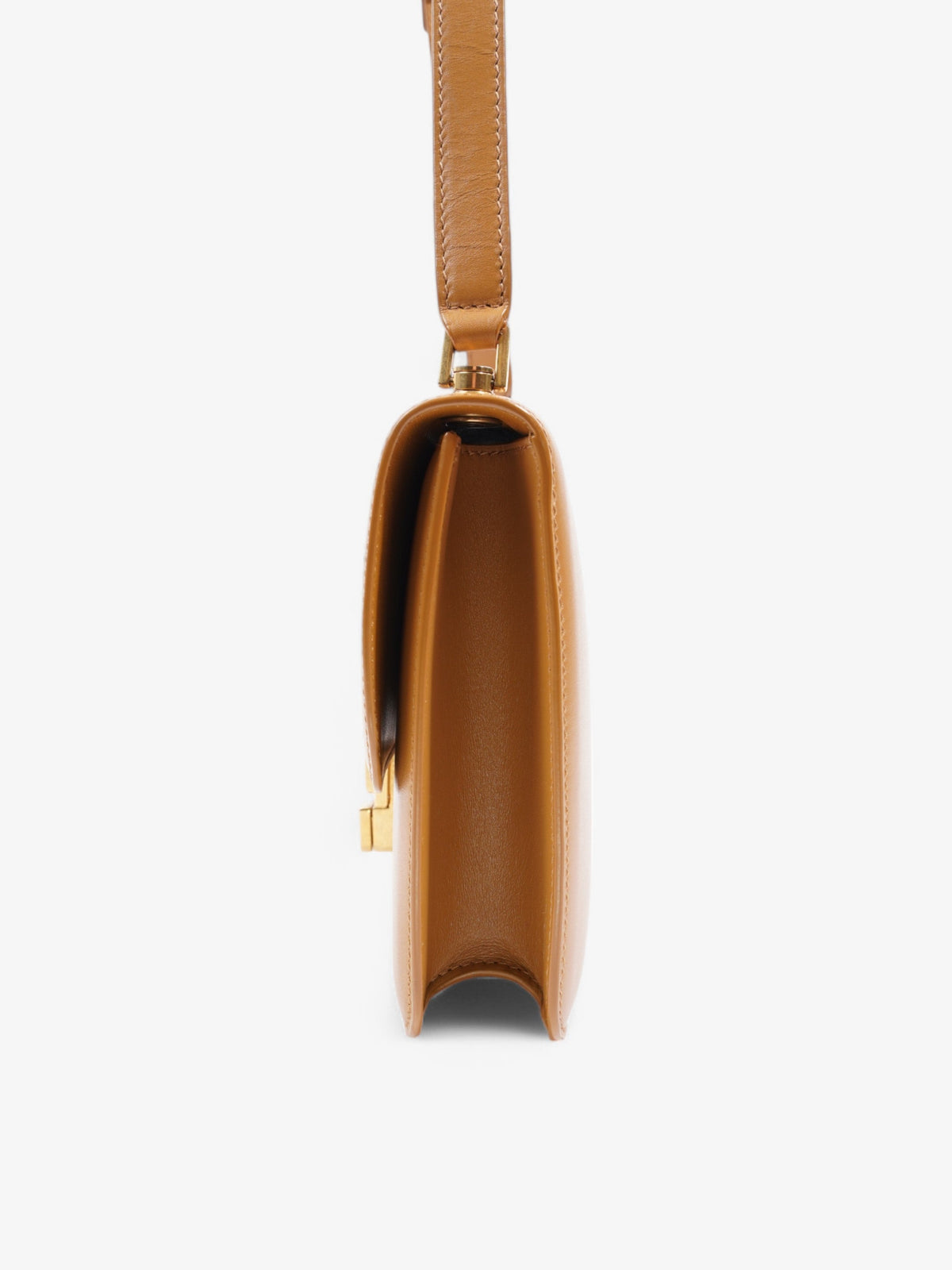 Saint Laurent Le Carré Caramel Leather Medium
